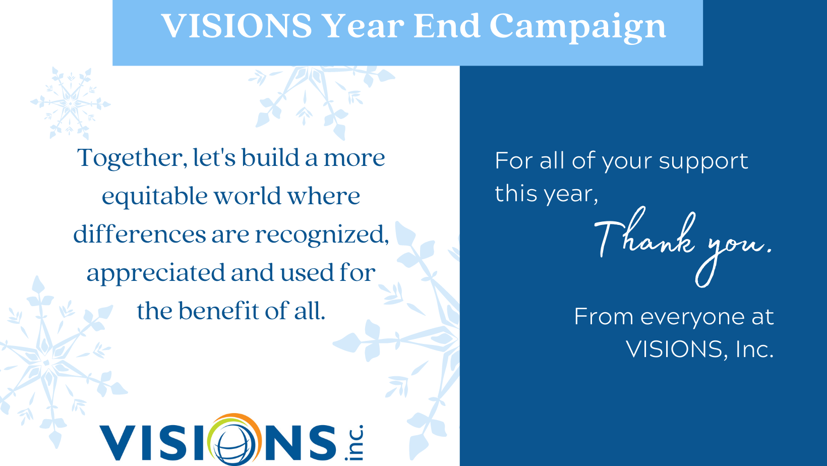 Year end campaign - Webpage graphic